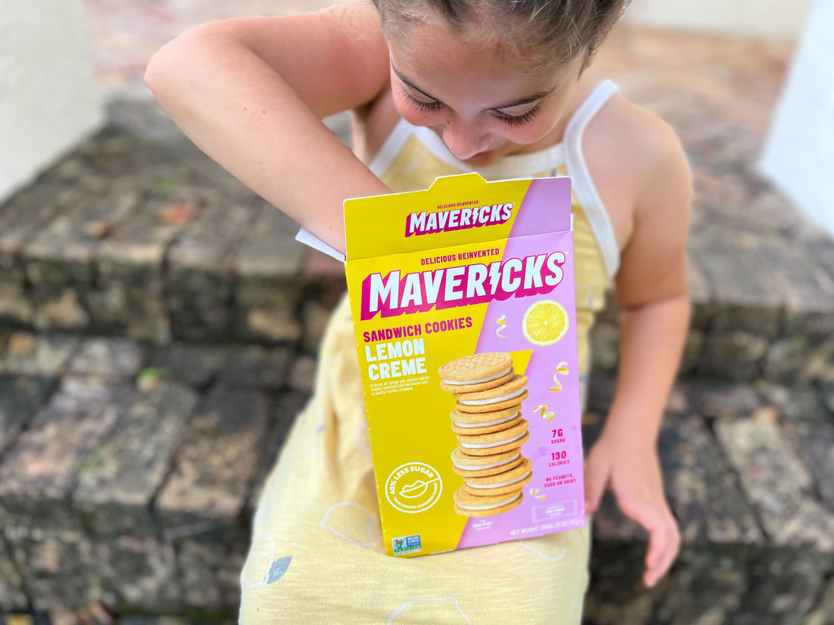 Mavericks Snacks - Lemon Creme Sandwich Cookies