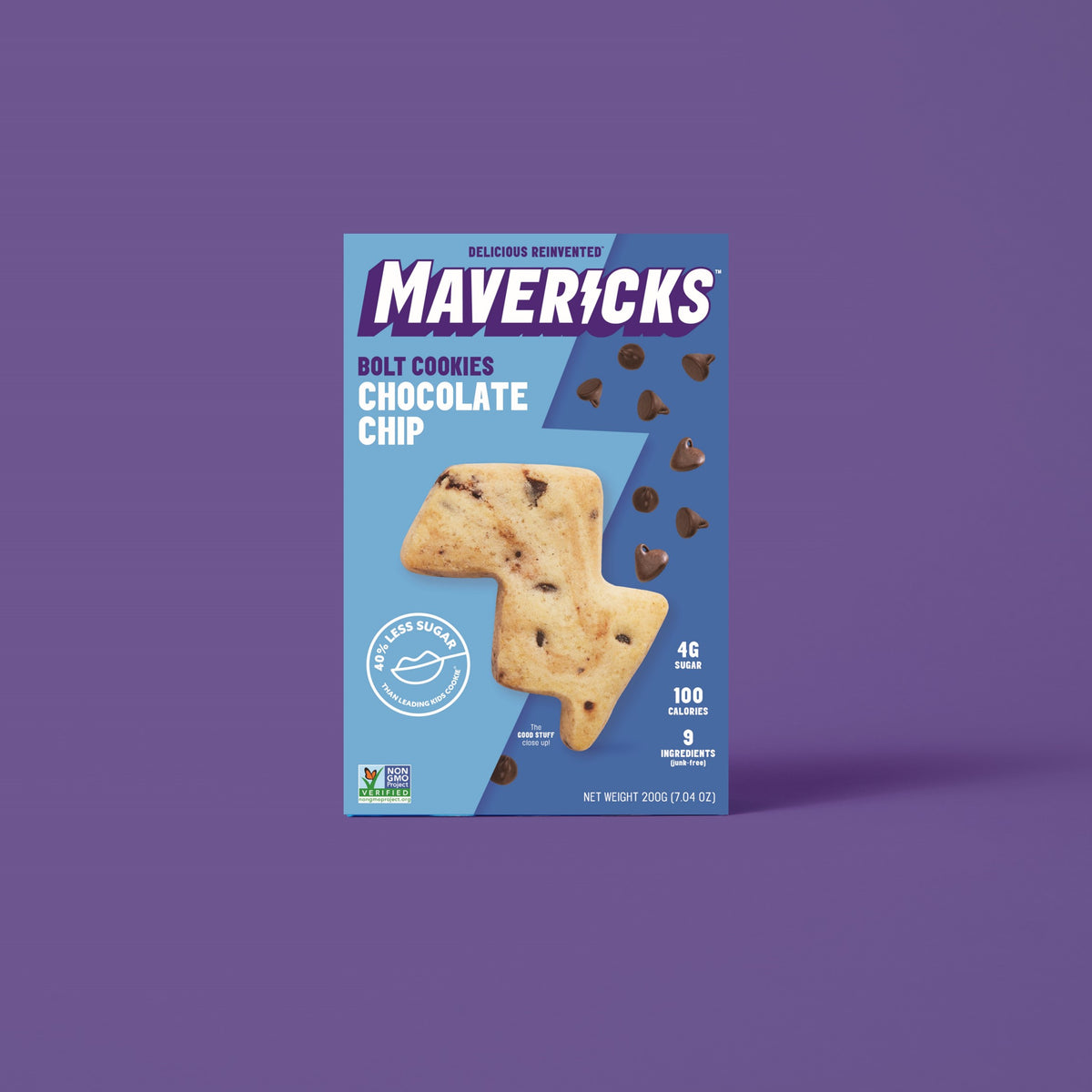 Mavericks Snacks - Chocolate Chip Bolt Cookies