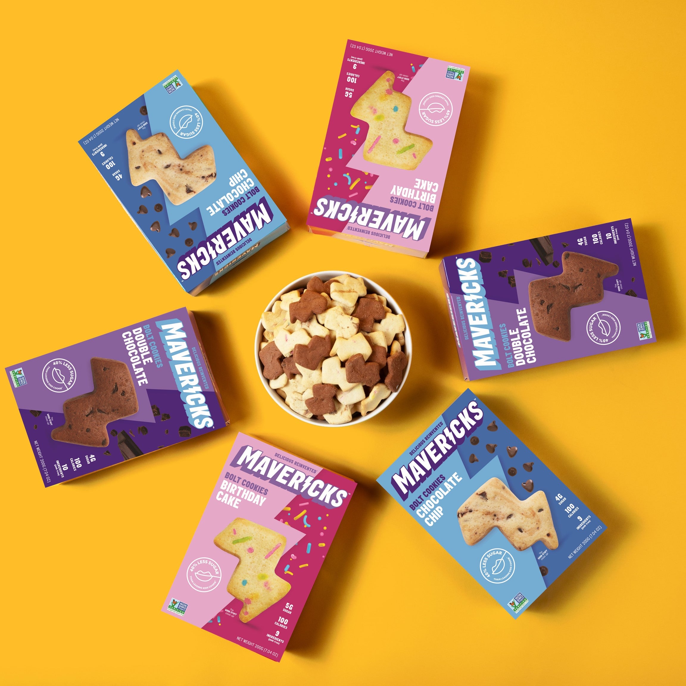 bolt cookies variety pack, 7oz