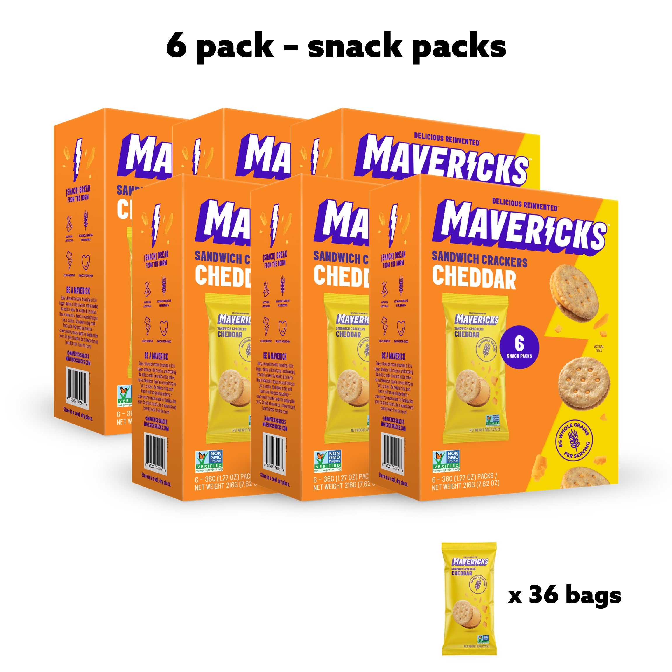 cheddar sandwich crackers, snack packs